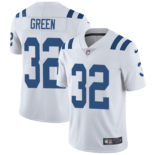 Indianapolis Colts 32 Limited T.J. Green White Nike NFL Road Men Vapor Untouchable jerseys